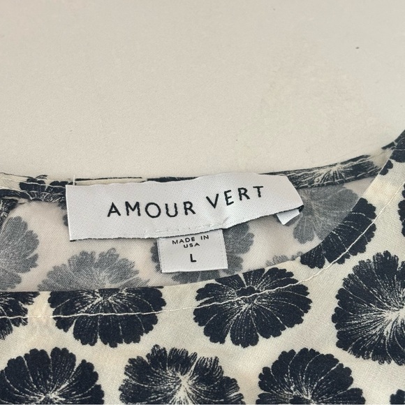 Womens Amour Vert Black & White lTie-Hem - Picture 5 of 7